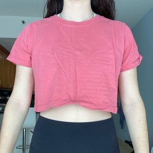 Pink Urban Outfitters Crop Top